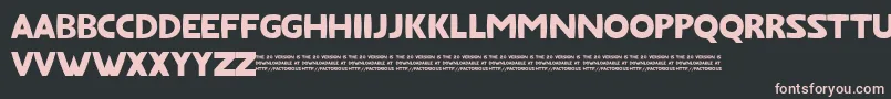 FatfontLimited Font – Pink Fonts on Black Background
