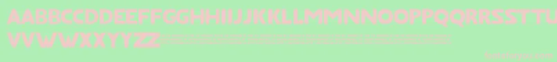 FatfontLimited Font – Pink Fonts on Green Background