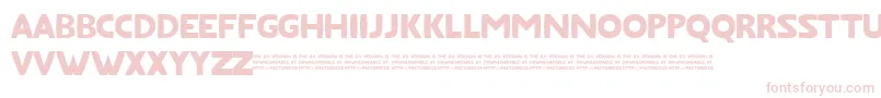 FatfontLimited Font – Pink Fonts on White Background