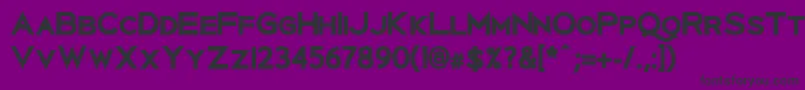 Fonte UberlinXBold – fontes pretas em um fundo violeta