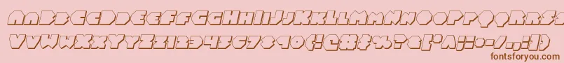 En savoir plus sur la police Balastaral3Dital Police Balastaral3Dital – polices brunes sur fond rose