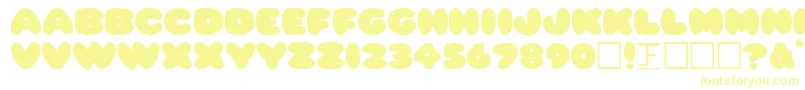 PleasantlyPlump Font – Yellow Fonts