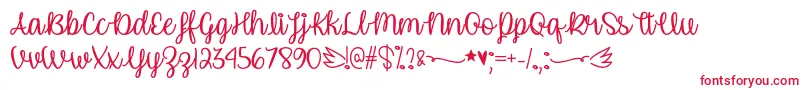 UnicornCalligraphyOtf Font – Red Fonts