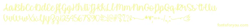 UnicornCalligraphyOtf Font – Yellow Fonts