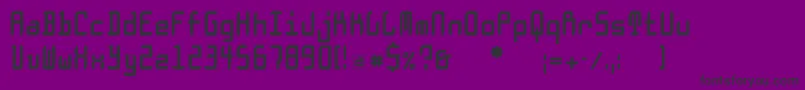 Doesburgcondfs Font – Black Fonts on Purple Background