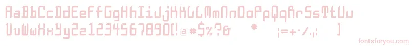 Doesburgcondfs Font – Pink Fonts on White Background