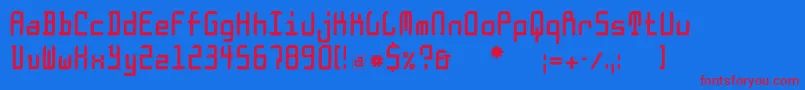 Подробнее о шрифте Doesburgcondfs Шрифт Doesburgcondfs – красные шрифты на синем фоне