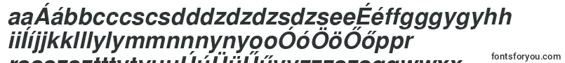 Шрифт SansPsBolditalic – венгерские шрифты