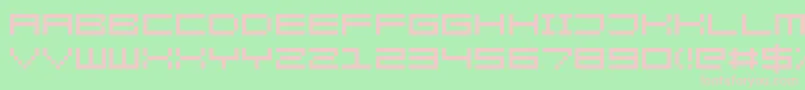 KenneyRocketSquare Font – Pink Fonts on Green Background