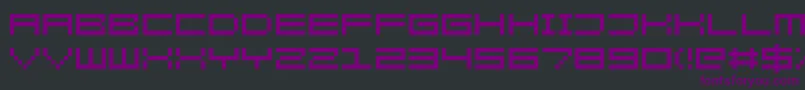 KenneyRocketSquare Font – Purple Fonts on Black Background
