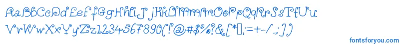 Alittlescribbleinmybook Font – Blue Fonts