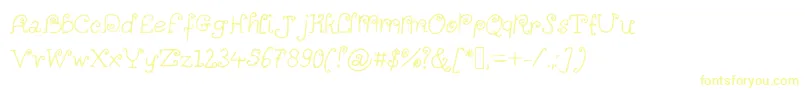 Alittlescribbleinmybook Font – Yellow Fonts