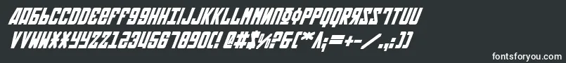 Шрифт SovietBoldItalic – белые шрифты