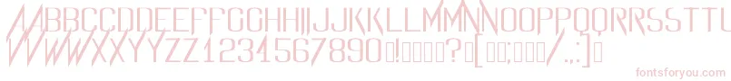 Evidencefont Font – Pink Fonts on White Background