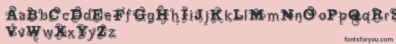More about VtksWineLabel Font VtksWineLabel Font – Black Fonts on Pink Background