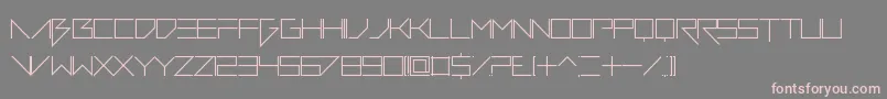 VerminVibesDiet Font – Pink Fonts on Gray Background