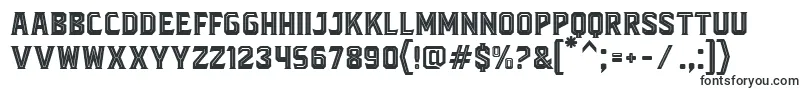Шрифт BlacktroopsInline – шрифты с фиксированной шириной