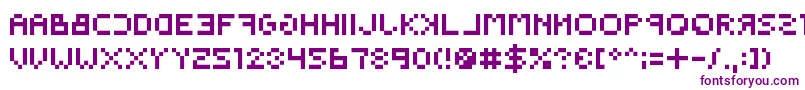 Backwardspixelized Font – Purple Fonts