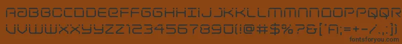 Lightbrigadelaser Font – Black Fonts on Brown Background