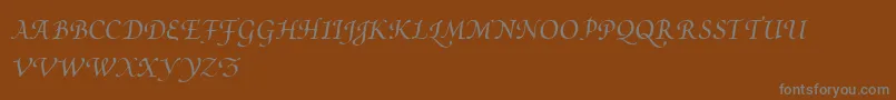 Подробнее о шрифте PoeticaSuppSwashCapitalsI Шрифт PoeticaSuppSwashCapitalsI – серые шрифты на коричневом фоне