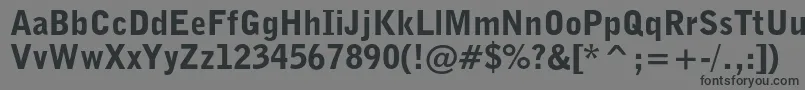 Bellgothiccblkbt Font – Black Fonts on Gray Background