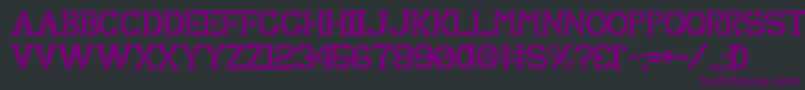 SharkArmy Font – Purple Fonts on Black Background