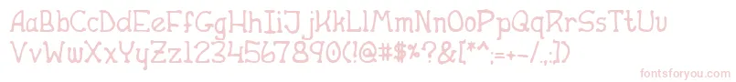 AppleButter-Schriftart – Rosa Schriften
