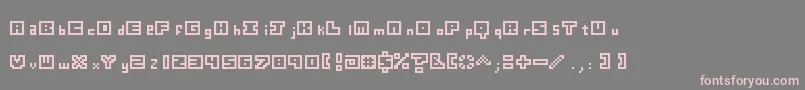 Digiffiti Font – Pink Fonts on Gray Background