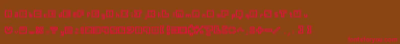 Digiffiti Font – Red Fonts on Brown Background