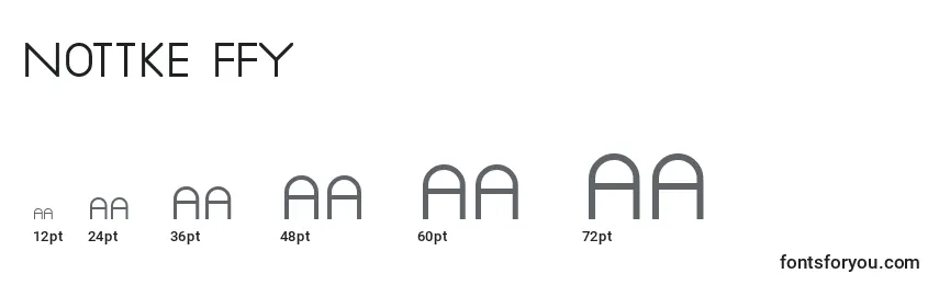 Nottke ffy Font Sizes