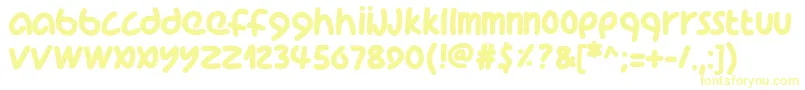 フォントPwcoolfont – 黄色のフォント