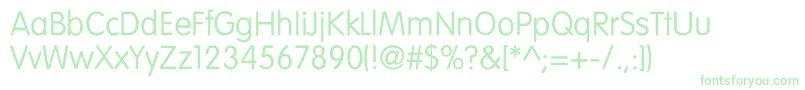 VogueNormal Font – Green Fonts on White Background