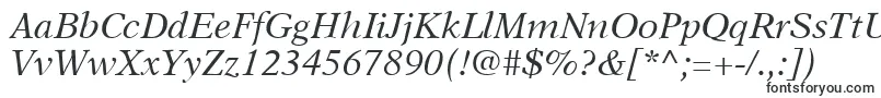 A831RomanItalic-fontti – Alkavat A:lla olevat fontit