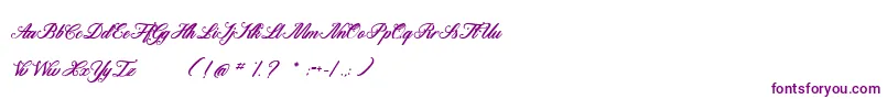 Motherland Font – Purple Fonts on White Background