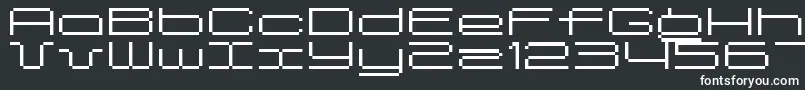 Spreadbita10 Font – White Fonts on Black Background