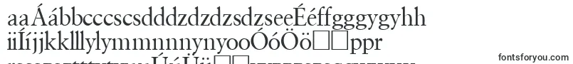 Шрифт GaramondretrospectivesskRegular – венгерские шрифты