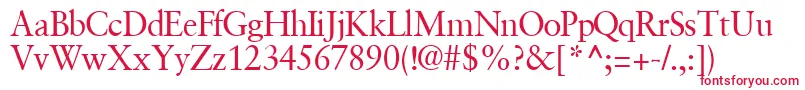 GaramondretrospectivesskRegular Font – Red Fonts