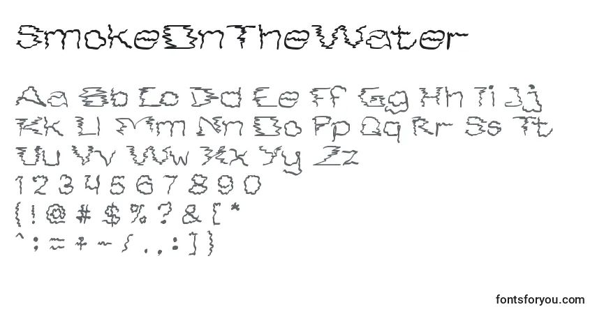 SmokeOnTheWater Font – alphabet, numbers, special characters