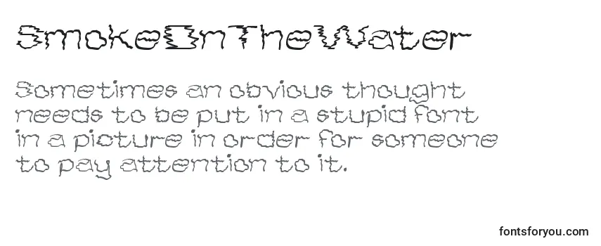 Review of the SmokeOnTheWater Font