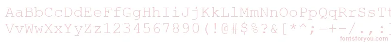 CourtiercRegular Font – Pink Fonts