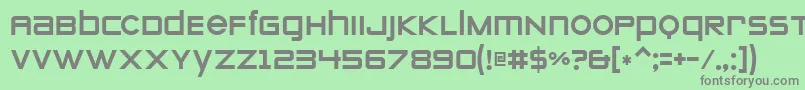 Zeroes Font – Gray Fonts on Green Background