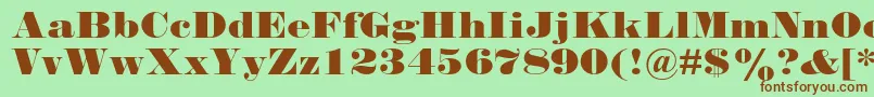 More about Falstaffmtstd Font Falstaffmtstd Font – Brown Fonts on Green Background