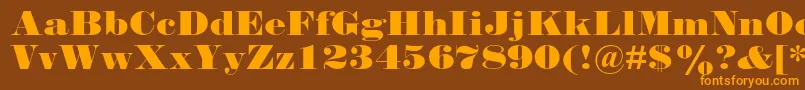 En savoir plus sur la police Falstaffmtstd Police Falstaffmtstd – polices orange sur fond brun