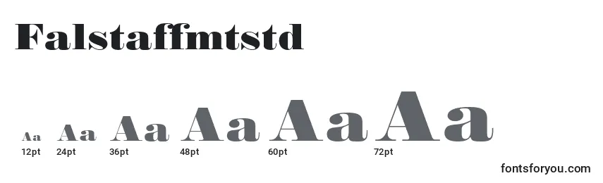 Размеры шрифта Falstaffmtstd