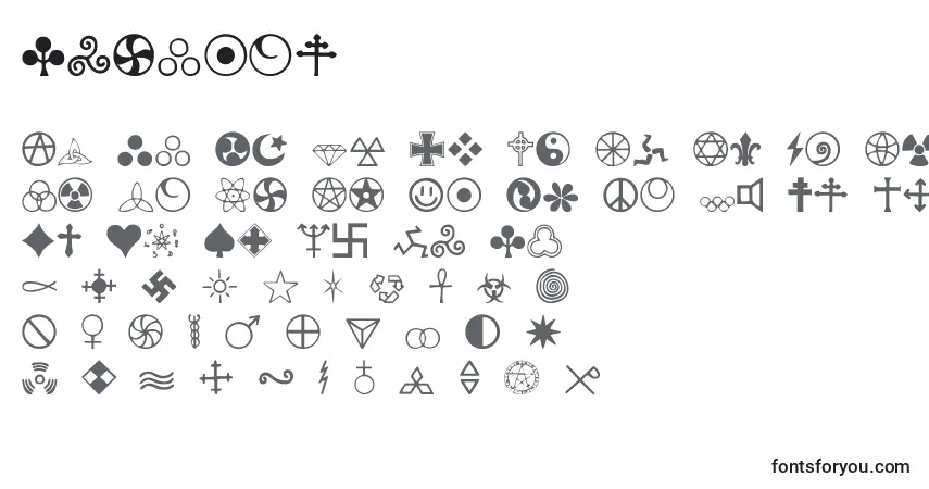 Zymbols-fontti – aakkoset, numerot, erikoismerkit