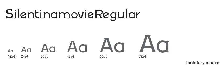 SilentinamovieRegular Font Sizes