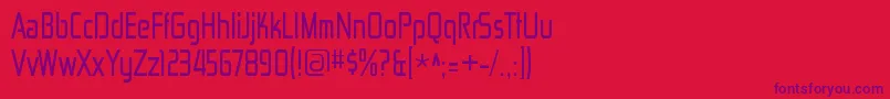 More about ZektoncdRegular Font ZektoncdRegular Font – Purple Fonts on Red Background