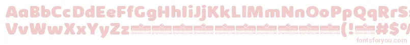 KabrioAbarthHeavyTrial Font – Pink Fonts on White Background