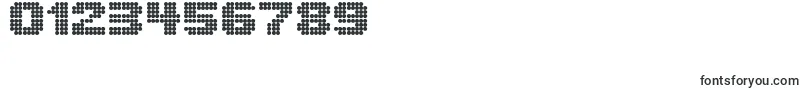 Lightdot8x8-Schriftart – Schriften für Zahlen und Nummern