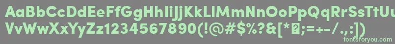 More about SofiaProBlack Font SofiaProBlack Font – Green Fonts on Gray Background